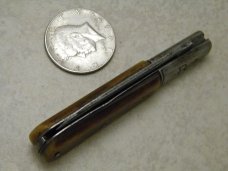 Vintage Russell Bone 1 Blade Barlow Knife