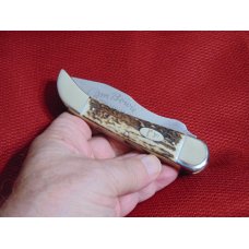 EXCELLENT CONDITION JIM BOWIE HAND MADE GENUINE STAG CLASP KNIFE CARL SCHLIEPER GERMAN EYE 1972/1975 EXCELLENT CONDITION JIM BOWIE HAND MADE GENUINE STAG CLASP KNIFE CARL SCHLIEPER GERMAN EYE 1972/1975