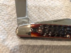 Case XX USA 6347 HP 9 dot stockman red bone 