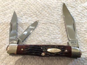 Case XX USA 6308 Whittler 8 dot red bone 