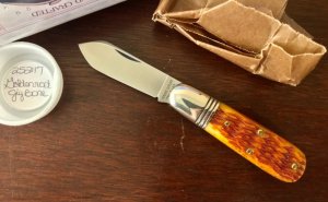 Great Eastern Cutlery Tidioute #252117 Little Jack, Goldenrod Jig Bone Handle, New (GEC 25) 