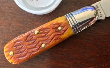 Great Eastern Cutlery Tidioute #252117 Little Jack, Goldenrod Jig Bone Handle, New (GEC 25) Great Eastern Cutlery Tidioute #252117 Little Jack, Goldenrod Jig Bone Handle, New (GEC 25)