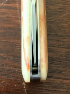 Northwoods Little Bay, Nice Giraffe Bone Handle, Made By Great Eastern Cutlery, New (GEC 25) Northwoods Little Bay, Nice Giraffe Bone Handle, Made By Great Eastern Cutlery, New (GEC 25)