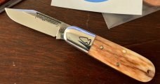 Northwoods Little Bay, Nice Giraffe Bone Handle, Made By Great Eastern Cutlery, New (GEC 25) Northwoods Little Bay, Nice Giraffe Bone Handle, Made By Great Eastern Cutlery, New (GEC 25)
