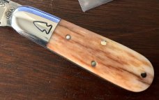 Northwoods Little Bay, Nice Giraffe Bone Handle, Made By Great Eastern Cutlery, New (GEC 25) Northwoods Little Bay, Nice Giraffe Bone Handle, Made By Great Eastern Cutlery, New (GEC 25)