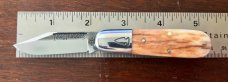 Northwoods Little Bay, Nice Giraffe Bone Handle, Made By Great Eastern Cutlery, New (GEC 25) Northwoods Little Bay, Nice Giraffe Bone Handle, Made By Great Eastern Cutlery, New (GEC 25)