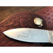 1980 Case XX P51 SSP Li'l Devil Fixed Blade Knife 10 Dot with Original Leather Sheath 1980 Case XX P51 SSP Li'l Devil Fixed Blade Knife 10 Dot with Original Leather Sheath