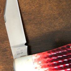 Case / Tony Bose / Cattaraugus Collaboration - Yukon Jack Knife in wooden display - ATS-34 Steel Case / Tony Bose / Cattaraugus Collaboration - Yukon Jack Knife in wooden display - ATS-34 Steel
