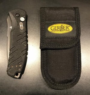 Gerber U.S.A. Propel Tanto Tactical Knife, Black G10 Scales