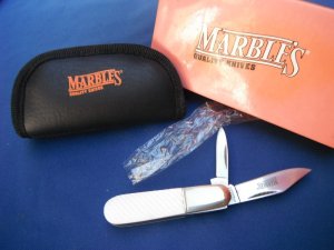 NOS/NIB Marble's 2 blade BARLOW folding pocket knife New in original package  NOS/NIB  NEW OLD STOCK
