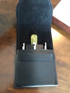 Schrade Rogers Custom Shop Blade Changer Knife -USA Made- Smooth Green Bone - Mother of Pearl Inlay Schrade Rogers Custom Shop Blade Changer Knife -USA Made- Smooth Green Bone - Mother of Pearl Inlay