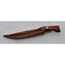 Puukko Indigenous Condor 7" OAL Mint With Leather Dangle Sheath Full Tang 1/8" Stock Lanyard 