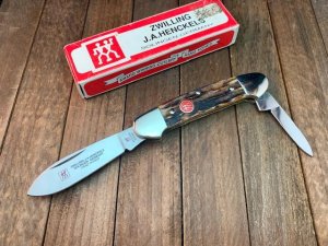 Henckels by Boker Premium Stag Canoe,  Solingen Germany