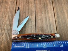 Robeson, by Queen, Mastercraft Revearse Peanut Carmel Worm Groove Bone Robeson, by Queen, Mastercraft Revearse Peanut Carmel Worm Groove Bone