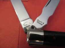 Schatt & Morgan Buffalo Horn Doctors Knife  Made for the NKCA 2000