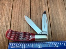 Frost Cutlery Japan Little Jim Bowie Trapper Red Jigged Bone (Buy It For Her) Frost Cutlery Japan Little Jim Bowie Trapper Red Jigged Bone (Buy It For Her)