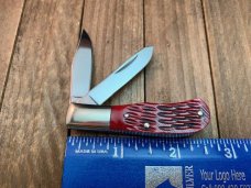 Frost Cutlery Japan Little Jim Bowie Trapper Red Jigged Bone (Buy It For Her) Frost Cutlery Japan Little Jim Bowie Trapper Red Jigged Bone (Buy It For Her)