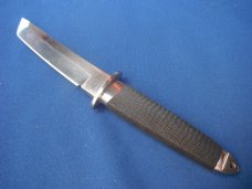 RARE COLD STEEL JAPANESE MINI TANTO FIXED BLADE KNIFE W/ ORIGINAL LEATHER SHEATH MADE IN JAPAN!! RARE COLD STEEL JAPANESE MINI TANTO FIXED BLADE KNIFE W/ ORIGINAL LEATHER SHEATH MADE IN JAPAN!!