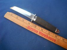 RARE COLD STEEL JAPANESE MINI TANTO FIXED BLADE KNIFE W/ ORIGINAL LEATHER SHEATH MADE IN JAPAN!! RARE COLD STEEL JAPANESE MINI TANTO FIXED BLADE KNIFE W/ ORIGINAL LEATHER SHEATH MADE IN JAPAN!!