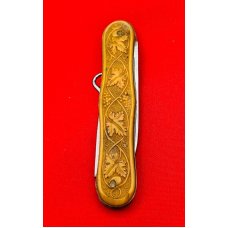 Vintage MOUND CITY CUT (EC Simmons) 2-Blade Shadow Lobster Pen Pocket Knife w/Button Hook c.1883 Vintage MOUND CITY CUT (EC Simmons) 2-Blade Shadow Lobster Pen Pocket Knife w/Button Hook c.1883
