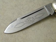 NKCA 1981 Club Knife (Made By Queen) Stag Cigar Pattern Knife