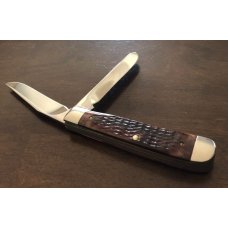 1983 Case XX - 6254 SS Trapper Knife - New Grind Blades - 4 1/8" Closed 1983 Case XX - 6254 SS Trapper Knife - New Grind Blades - 4 1/8" Closed