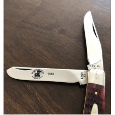 1983 Case XX - 6254 SS Trapper Knife - New Grind Blades - 4 1/8" Closed 1983 Case XX - 6254 SS Trapper Knife - New Grind Blades - 4 1/8" Closed