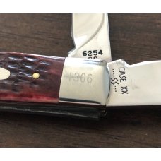1983 Case XX - 6254 SS Trapper Knife - New Grind Blades - 4 1/8" Closed 1983 Case XX - 6254 SS Trapper Knife - New Grind Blades - 4 1/8" Closed