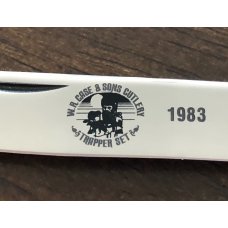1983 Case XX - 6254 SS Trapper Knife - New Grind Blades - 4 1/8" Closed 1983 Case XX - 6254 SS Trapper Knife - New Grind Blades - 4 1/8" Closed