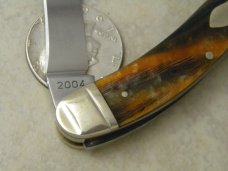 Bulldog Brand Germany Caramel Swirl Sowbelly Stockman Knife c.2004