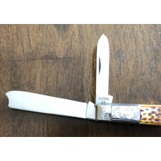 1984 Case XX - 2nd Cut Stag 5205R SS One Arm Man Knife - Scrolled Bolsters - 3 3/4" Closed 1984 Case XX - 2nd Cut Stag 5205R SS One Arm Man Knife - Scrolled Bolsters - 3 3/4" Closed