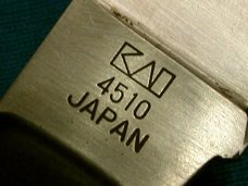 KERSHAW KAI 4510 JAPAN LEVER ACTION LOCKBACK FOLDING SURVIVAL CAMPING HUNTER POCKET KNIFE KNIVES OLD