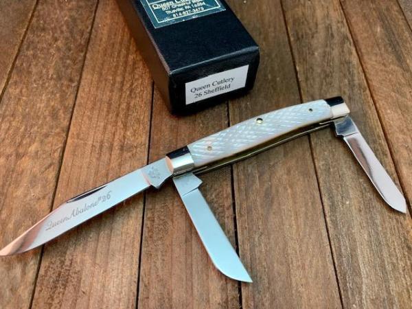 Queen Cutlery Stockman Sheffield Jigged Abalone Queen Cutlery Stockman Sheffield Jigged Abalone
