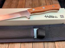 Hattori 110 Hunter Pakkawood Handles Stainless Blade From the 1970’s Hattori 110 Hunter Pakkawood Handles Stainless Blade From the 1970’s