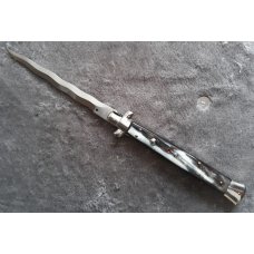 13" Kris w/ Horn Scales Stiletto Italy NOS! 13" Kris w/ Horn Scales Stiletto Italy NOS!