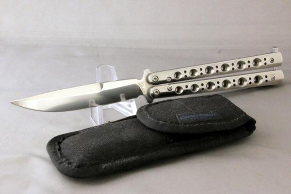 BENCHMADE Model 62 BALISONG Butterfly Knife with Original Nylon Sheath, Free Shipping, No Tax