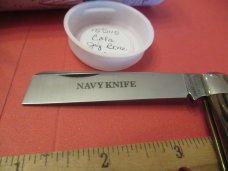 Great Eastern  Tidioute Cola Jig Bone Navy Knife Pattern # 15S115