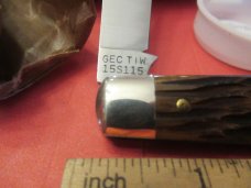 Great Eastern  Tidioute Cola Jig Bone Navy Knife Pattern # 15S115