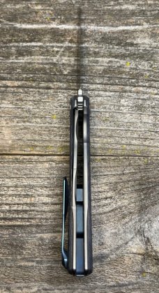 SHIROGOROV F3 NS – M390 BLADE – BLUE CARBON FIBER HANDLE – MRBS