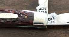 1983 Case XX - 6207 SS Mini Trapper Knife - New Grind Blades - 3 1/2" Closed