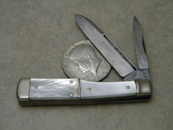 Camillus Cutlery Co USA Pearl Gunstock Jack Knife