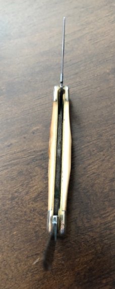 2004 Case XX Fossilized Mammoth Ivory Mini Copperhead Knife - I2109W SS - SN 48 - Scrolled Bolsters 2004 Case XX Fossilized Mammoth Ivory Mini Copperhead Knife - I2109W SS - SN 48 - Scrolled Bolsters