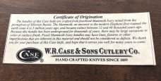 2004 Case XX Fossilized Mammoth Ivory Mini Copperhead Knife - I2109W SS - SN 48 - Scrolled Bolsters 2004 Case XX Fossilized Mammoth Ivory Mini Copperhead Knife - I2109W SS - SN 48 - Scrolled Bolsters