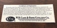 2005 Case XX Fossilized Mammoth Ivory Eisenhower Pen Knife - 0I2263 SS - SN 48 - Scrolled Bolsters 2005 Case XX Fossilized Mammoth Ivory Eisenhower Pen Knife - 0I2263 SS - SN 48 - Scrolled Bolsters