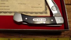 SCHRADE USA Uncle Henry LB5 Knife MAKE MINE MAC 1938-1985 48th Limited 2x Shield SCHRADE USA Uncle Henry LB5 Knife MAKE MINE MAC 1938-1985 48th Limited 2x Shield