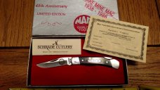 SCHRADE USA Uncle Henry LB5 Knife MAKE MINE MAC 1938-1985 48th Limited 2x Shield SCHRADE USA Uncle Henry LB5 Knife MAKE MINE MAC 1938-1985 48th Limited 2x Shield