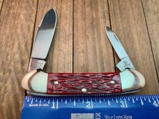 Hen and Rooster Canoe Red Bone Canoe Bertram Made Solingen Germany Hen and Rooster Canoe Red Bone Canoe Bertram Made Solingen Germany