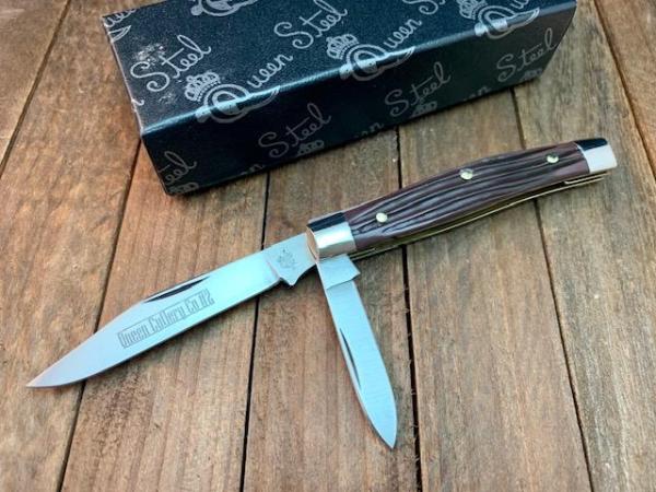 Queen Cutlery Dog Leg Jack Winterbottom Delrin Queen Cutlery Dog Leg Jack Winterbottom Delrin