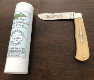 2007 - Great Eastern Cutlery (GEC) Tidioute - Smooth Natural Bone Pattern #23 Knife - Only 233 made