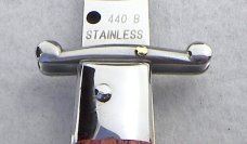  NOS 1980's EXOTIC ROSEWOOD 11" SWING GUARD LOCK BACK MANIGO ITALY